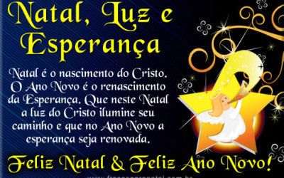 Feliz Natal e Próspero Ano Novo